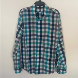 Express men’s long sleeve button down